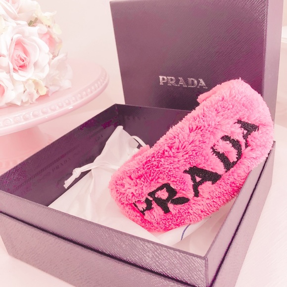 Prada pink terry cloth headband - Picture 5 of 6